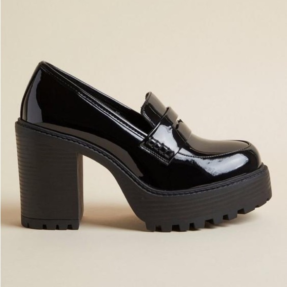 Torrid platform heeled loafer
